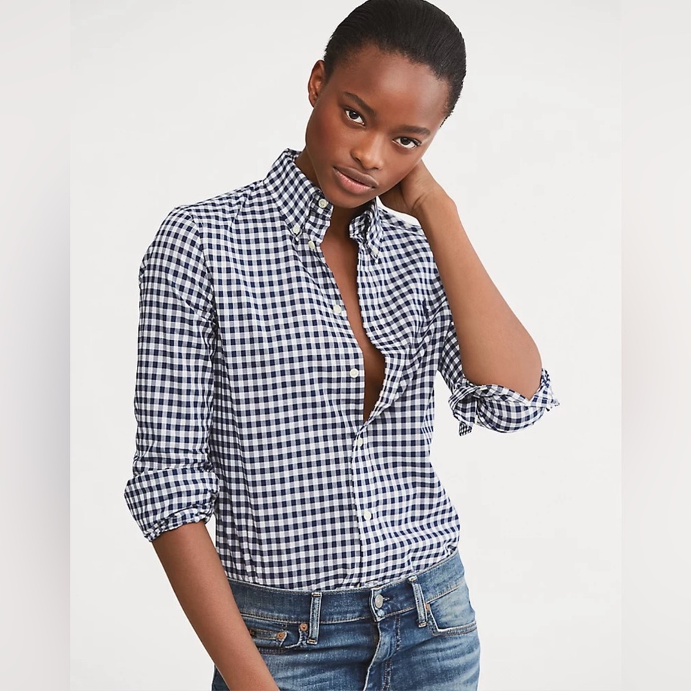 TOMMY HILFIGER Gingham Classic Fit Button Down Shirt